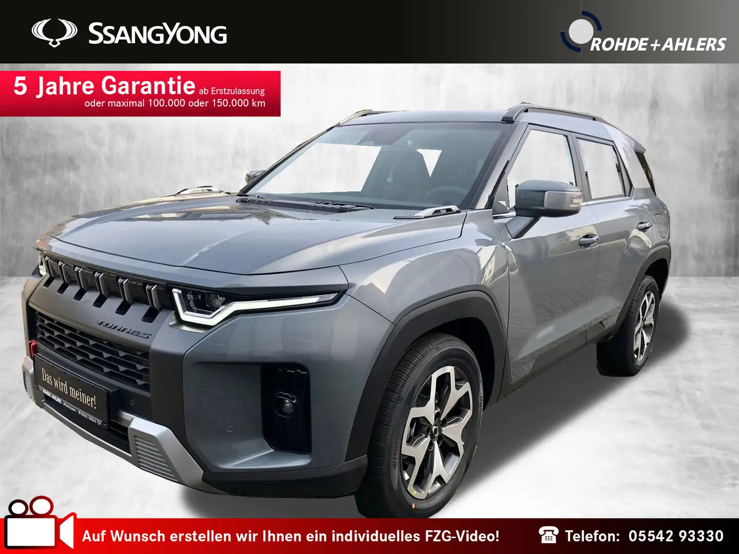 SsangYong Torres Ssangyong Torres Edition Quartz KEYLESS GO+KAMERA Gri - 1