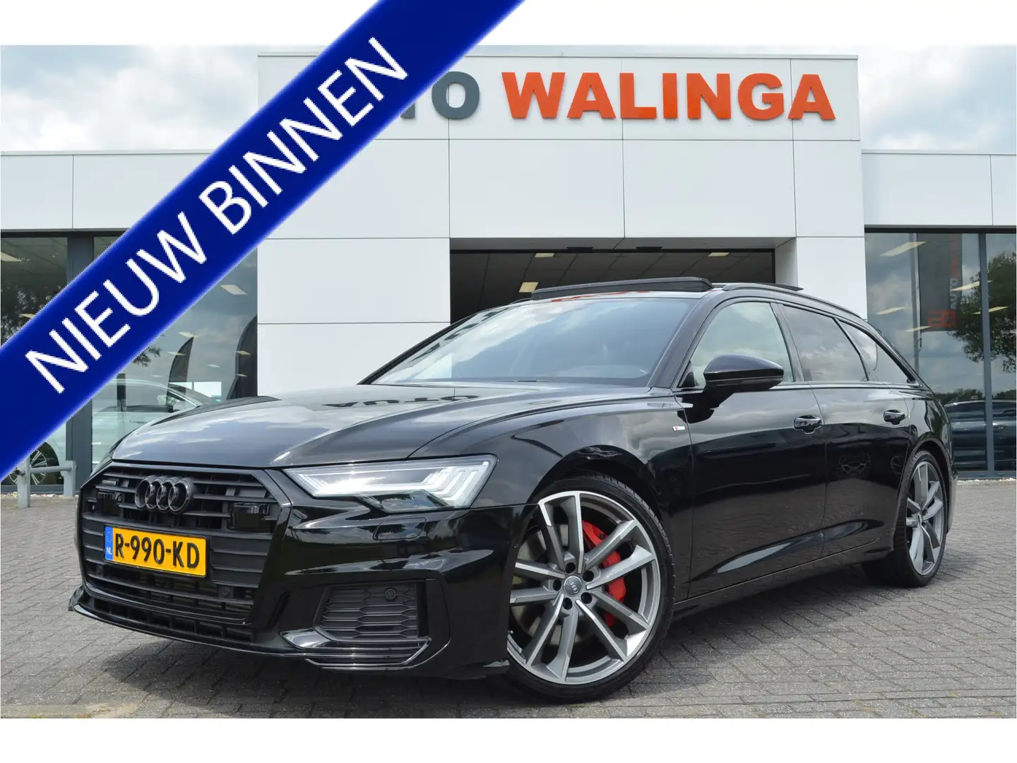 Audi A6 Avant 55 TFSI 6 Cil luchtvering quattro Sport 3x S Zwart - 1