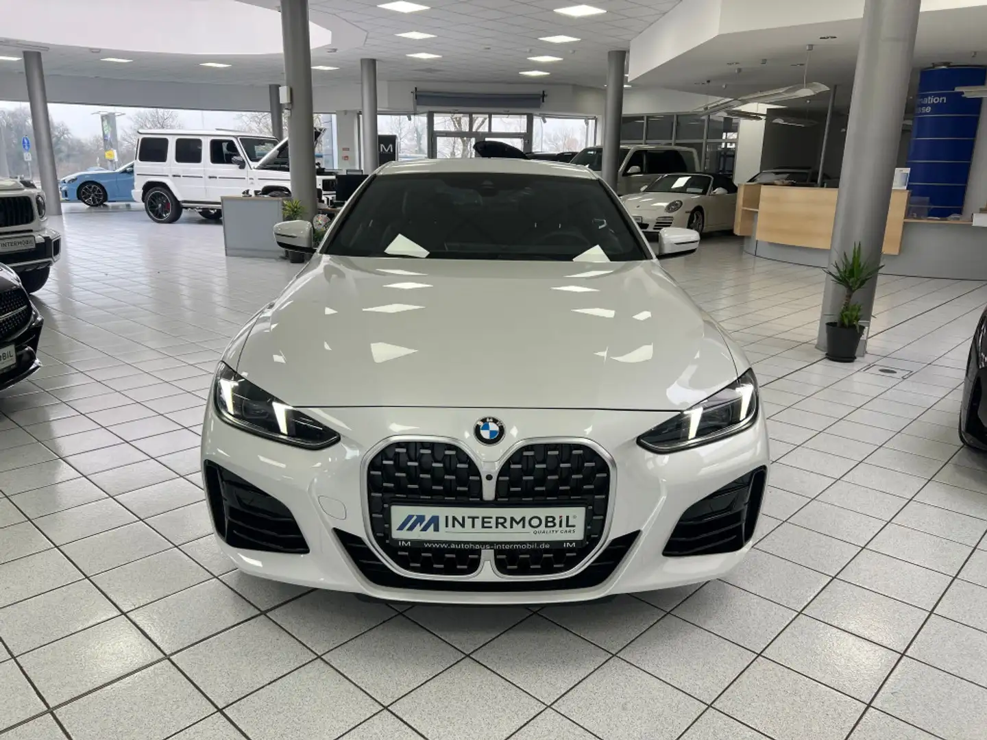 BMW 430 i xDrive M-Sport*FACELIFT*AHK*HUD*H K*360°* Blanc - 2