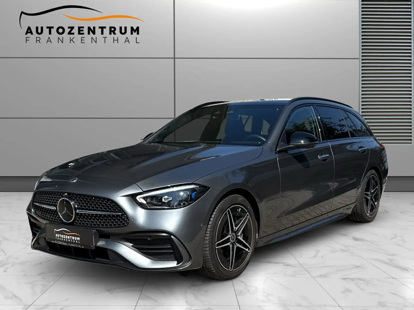 Mercedes-Benz C 300 T AMG ACC PANO KEYLESS SIDEASSI Gris - 1