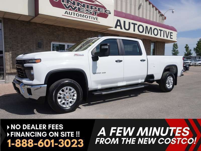 White 2025 Chevrolet Silverado 3500HD Pickup Truck Four-Wheel Drive Automatic