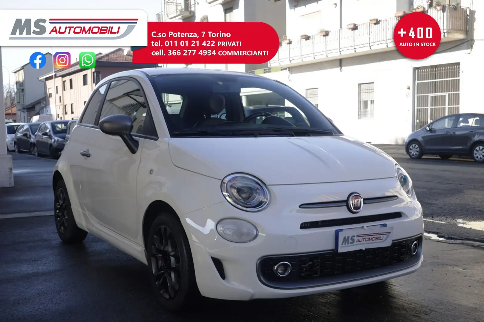 Fiat 500 FIAT 500 1.3 Multijet 95 CV S PROMOZIONE Unicopro Bianco - 1