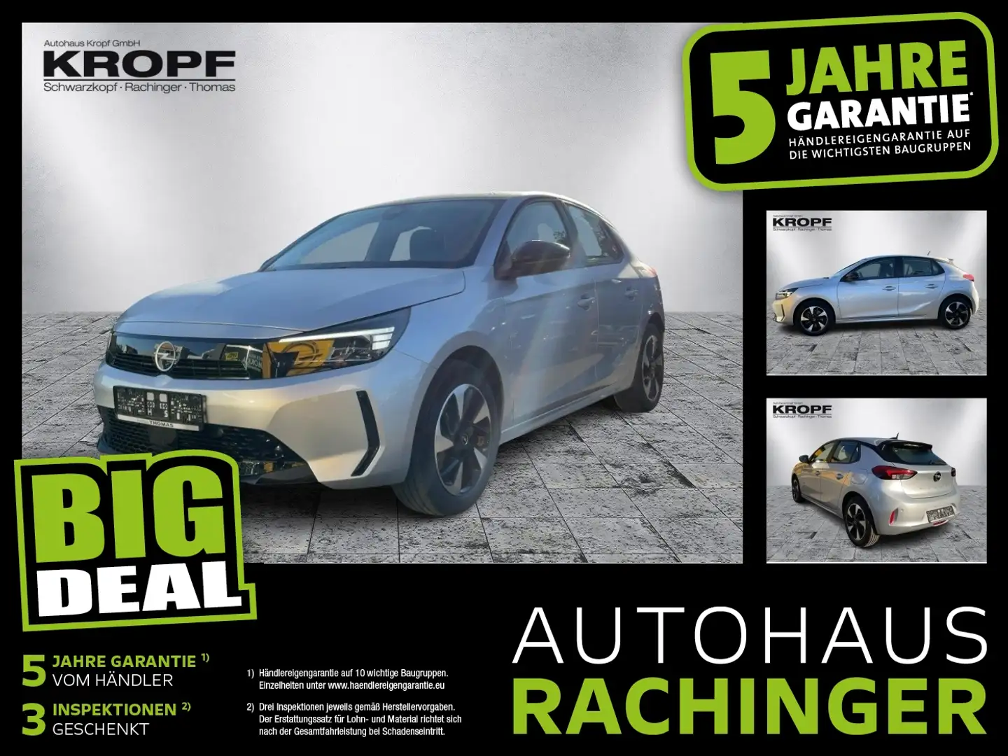 Opel Corsa F  e Edition FIN ab 2,99% LED+SHZ+.+KlimaA Grau - 1