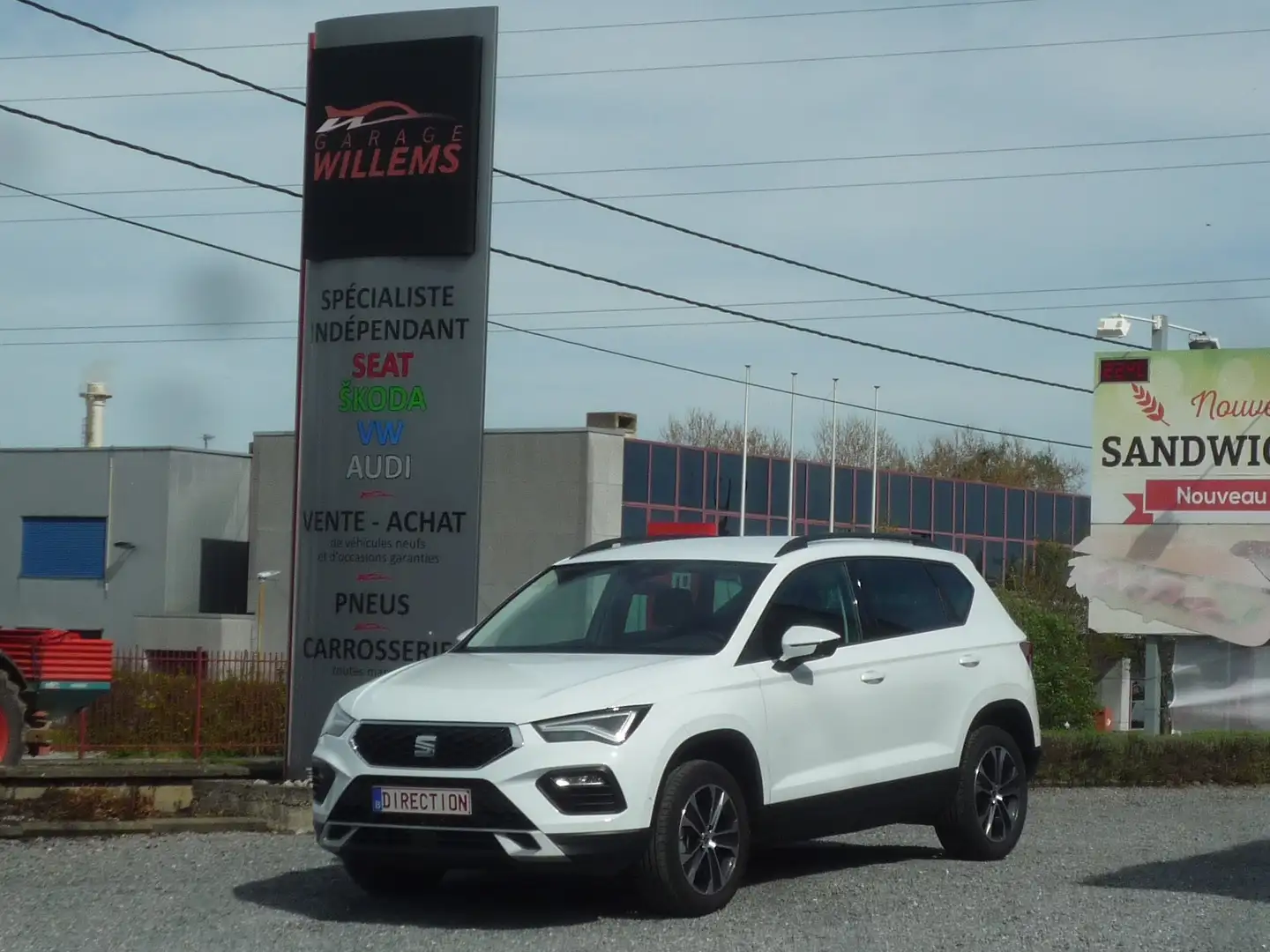 SEAT Ateca 1.0TSI MoveNavi*Apple Carplay*garantie 12mois Blanc - 1