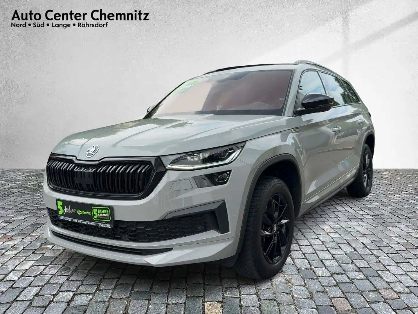 Skoda Kodiaq 2.0TSI DSG 4x4 Sportline LED/VC/Nav/Kamera Gris - 2