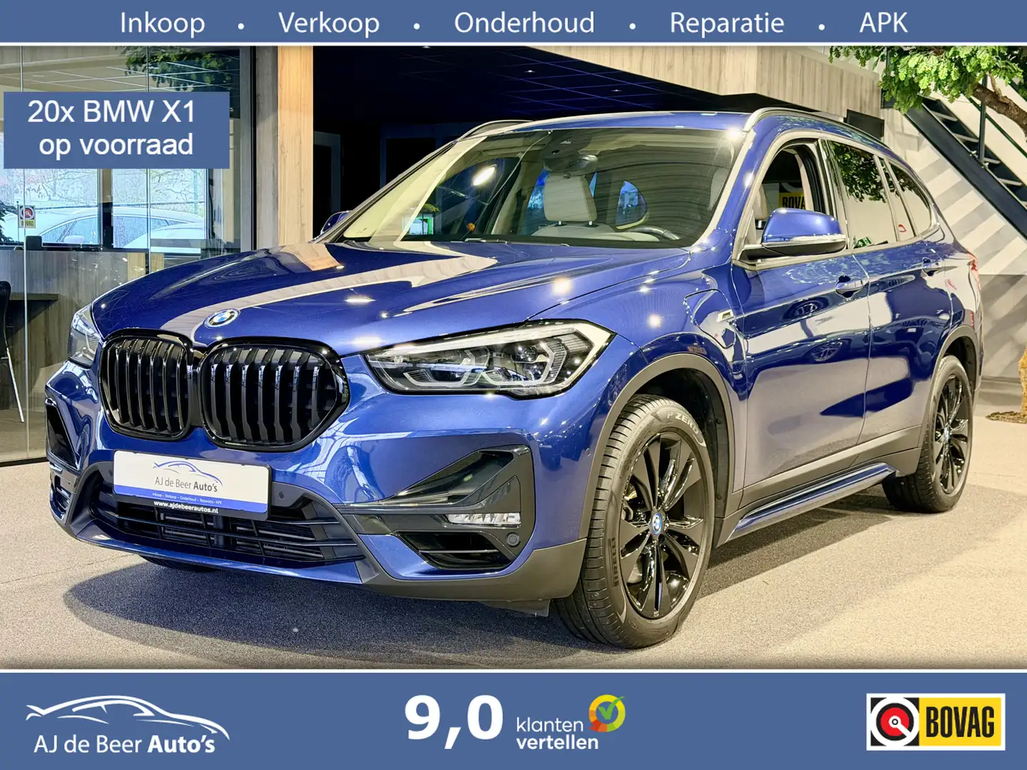 BMW X1 xDrive25e Executive Sportline | Beige leder | Came Blau - 1
