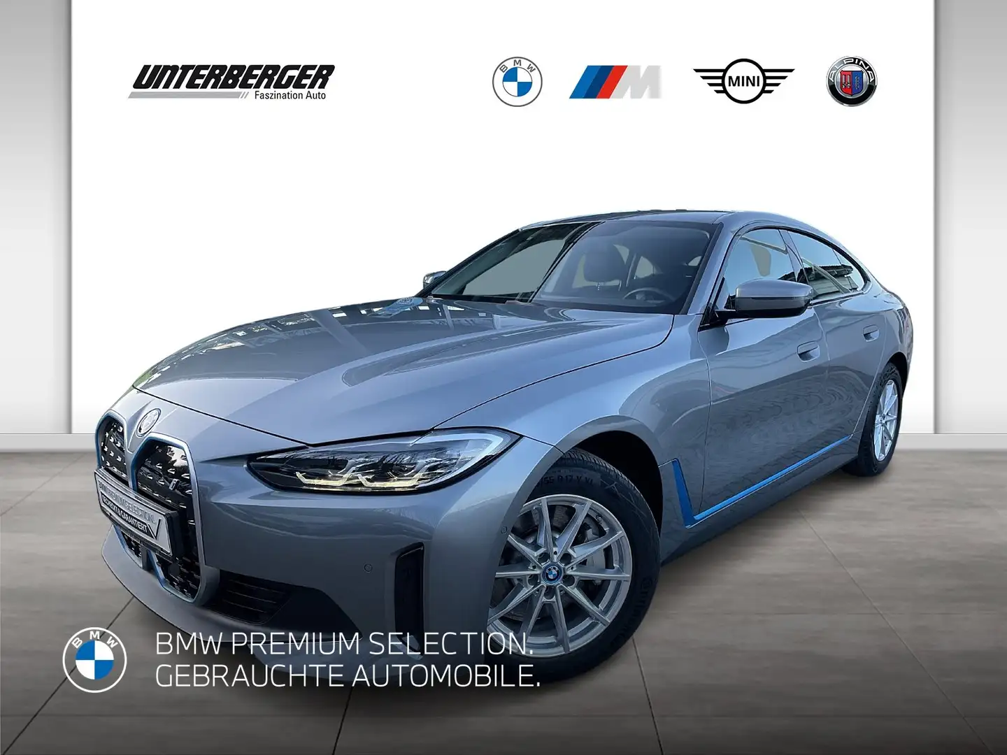 BMW i4 eDrive40 Gran Coupé AHK-Sitzheizung-BMW Live Cockp Grau - 1