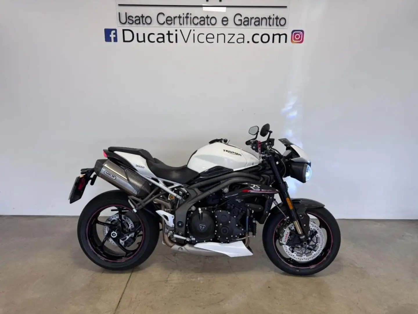 Triumph Speed Triple RS 1050 RS Blanc - 1