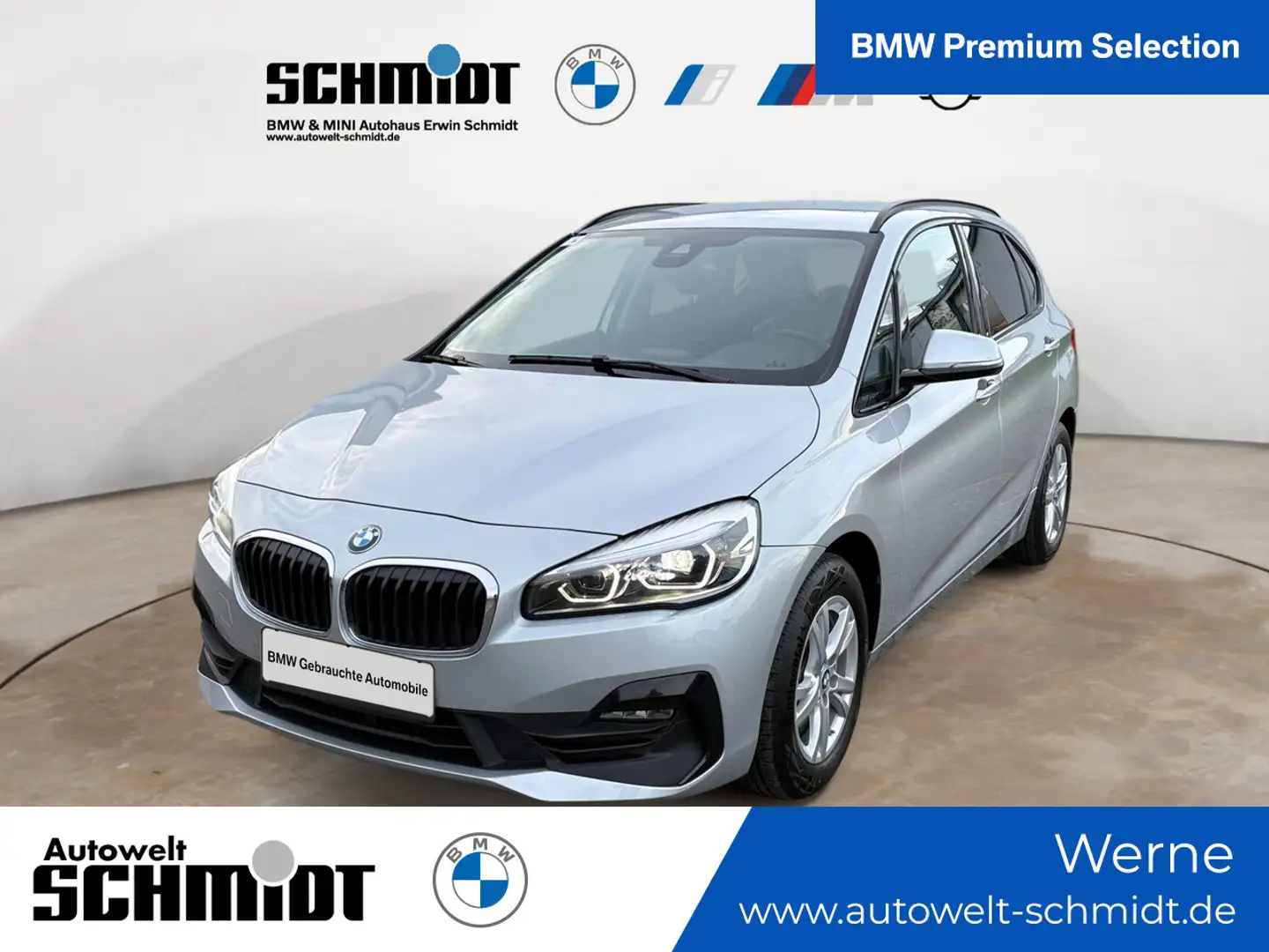 BMW 218 i Active Tourer Advantage + 2J-BPS.-GARANTIE Silber - 1