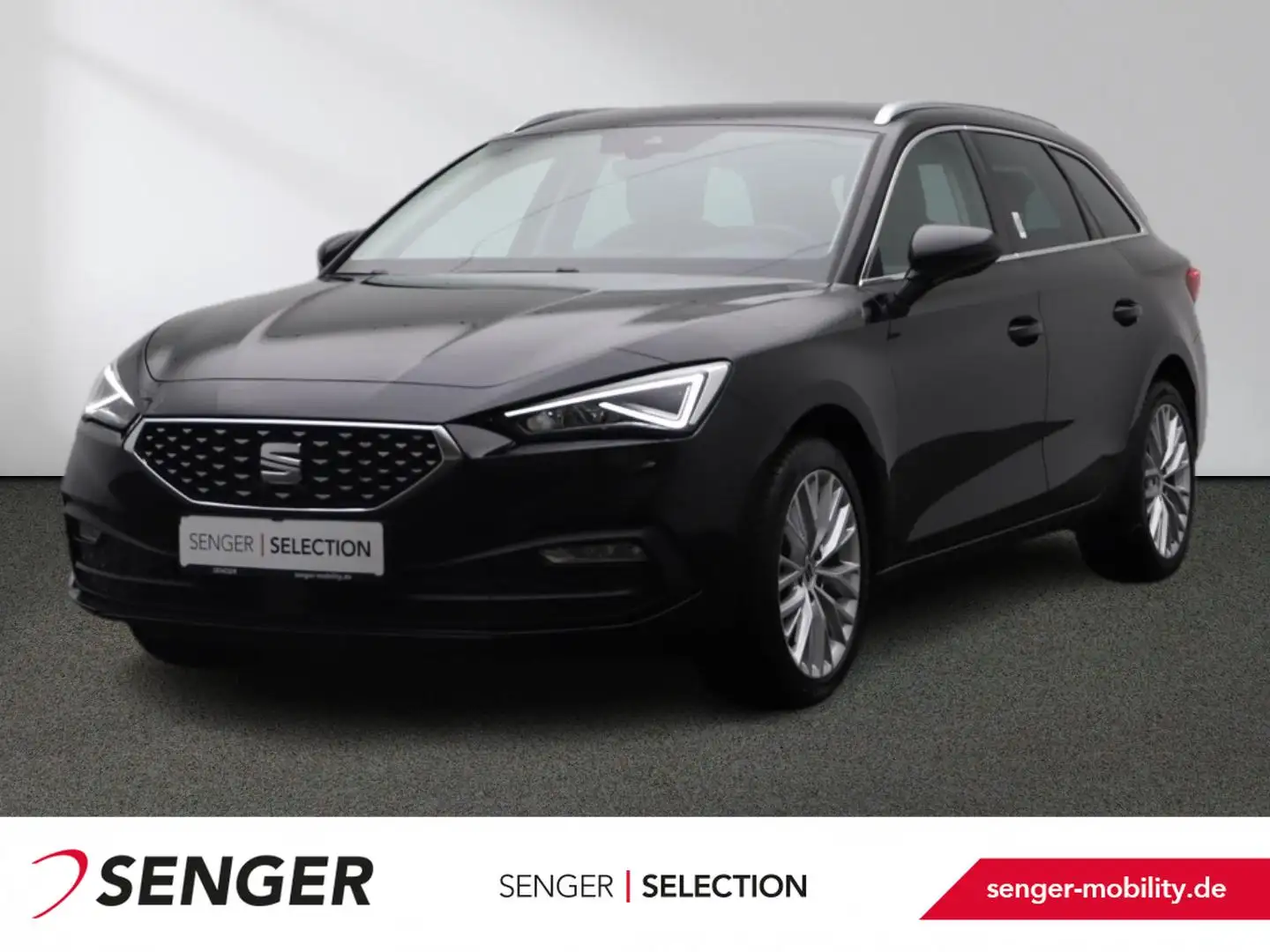 SEAT Leon Sportstourer 2.0 TDI DSG CarPlay LED AHK Schwarz - 1