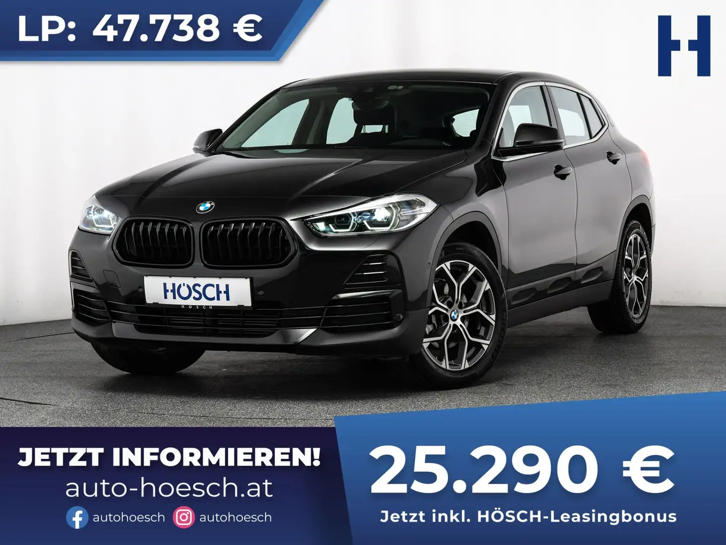 BMW X2 sDrive 18i Advantage NAVI KAMERA 18 ZOLL Schwarz - 1