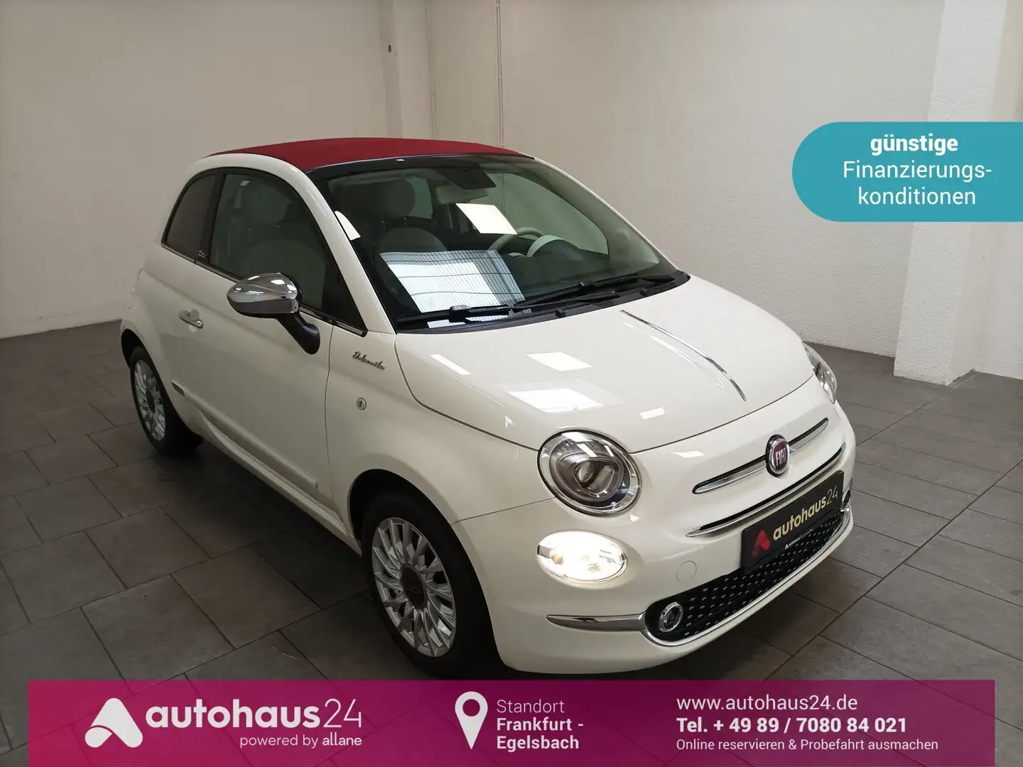 Fiat 500C 1.0 Navi|DAB|PDC|Carplay Blanc - 1