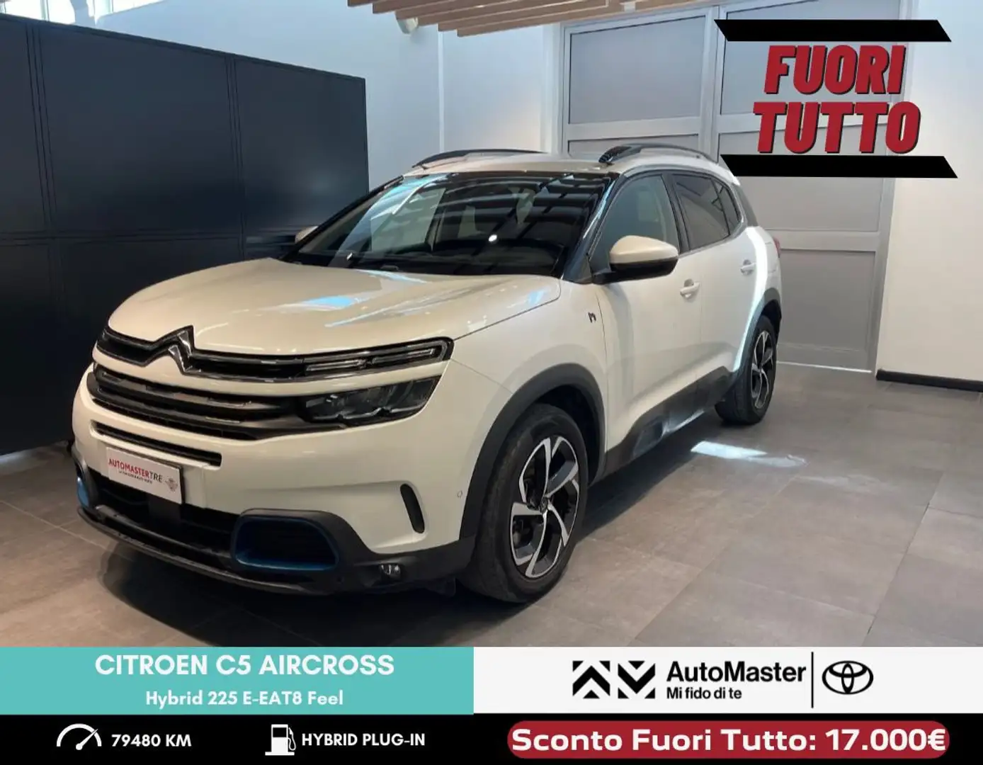 Citroen C5 Aircross Hybrid 225 E-EAT8 Feel Blanc - 1