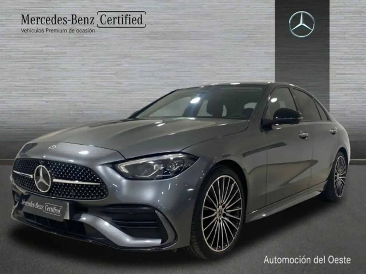 Mercedes-Benz C 220 d amg line (euro 6d) Gris - 1