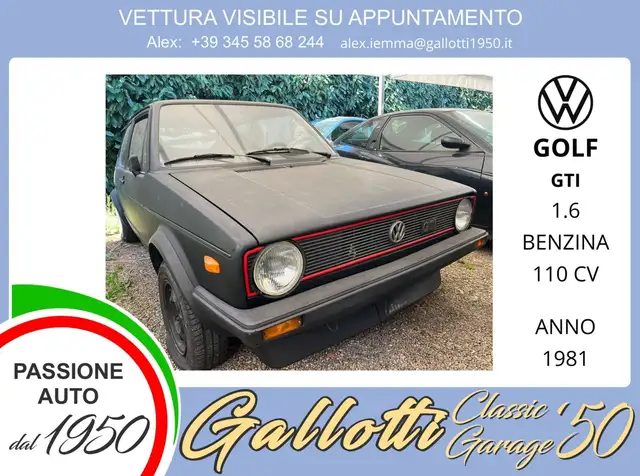 Volkswagen Golf GTI VOLKSWAGEN GOLF GTI MK1