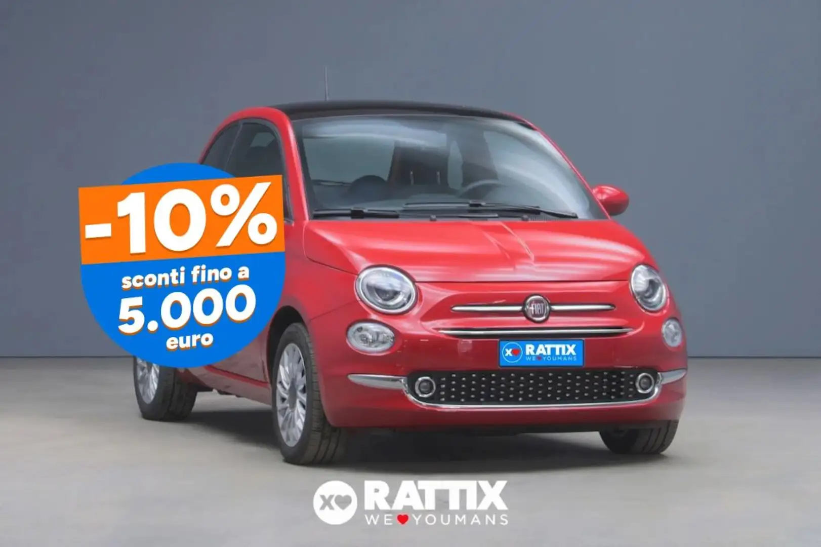 Fiat 500 1.0 Hybrid 70CV Dolcevita + tetto panoramico Rood - 1