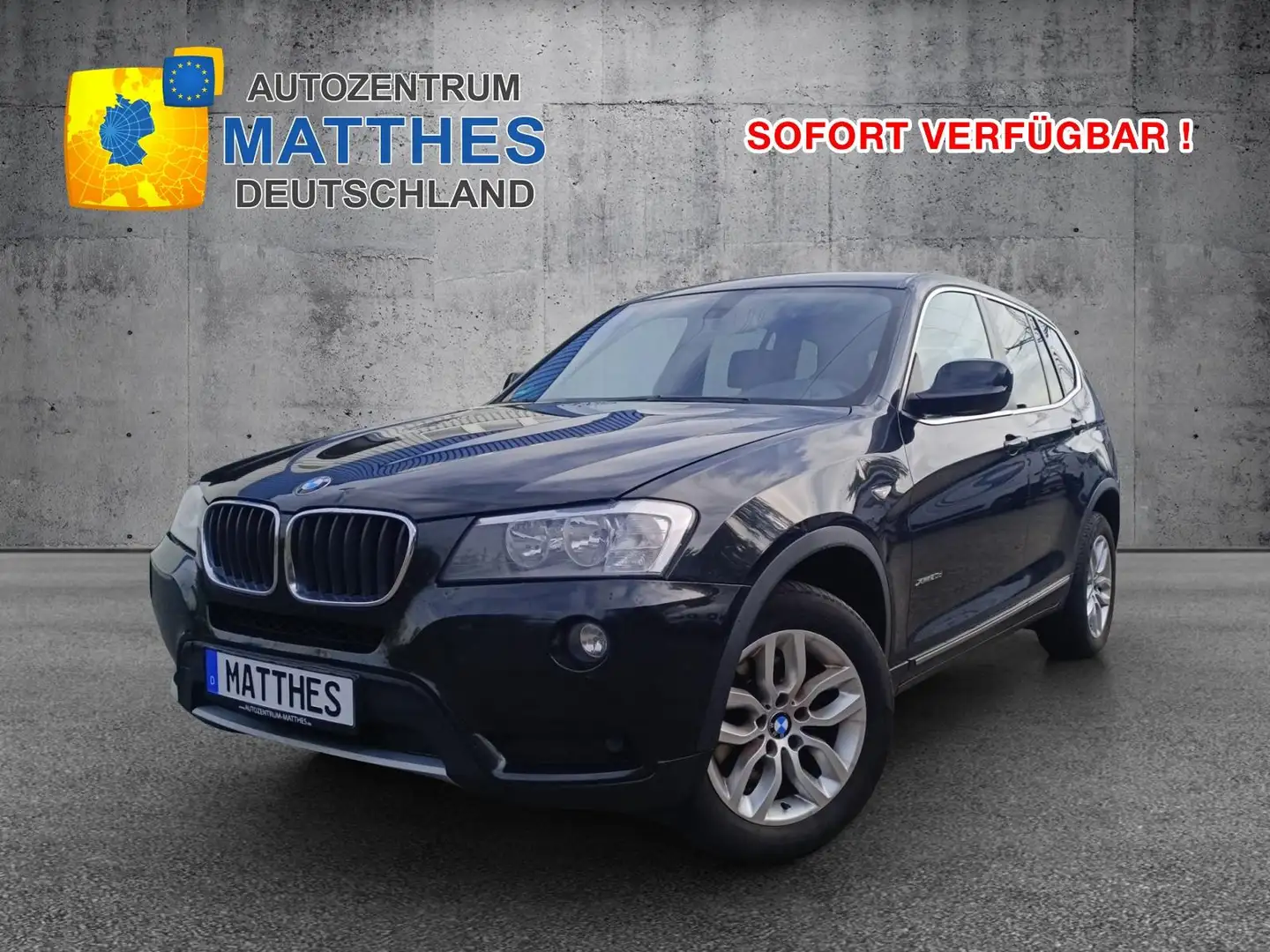 BMW X3 20d xDrive AHK Navi Tempomat 2 Zonen Allwetter Fekete - 1