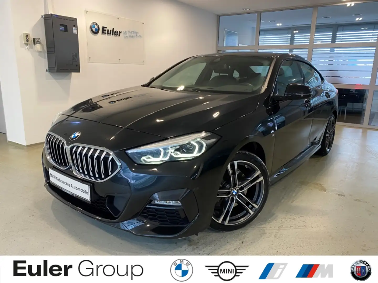 BMW 218 Gran Coupe i M Sportpaket Navi LED Tempomat PDC Si Schwarz - 1