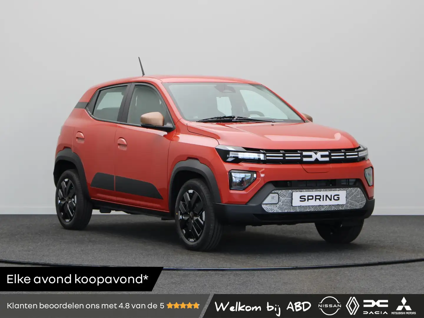 Dacia Spring Extreme 65pk | DC lader 30 kW | Parkeersensoren vo Rood - 1