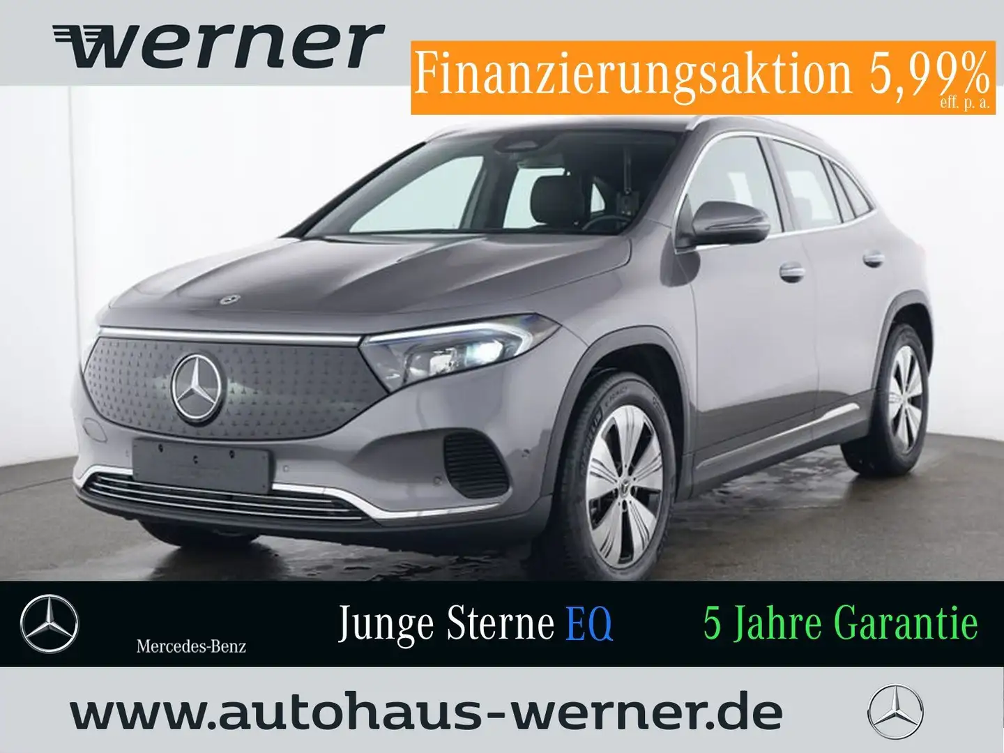 Mercedes-Benz EQA 350 4M PROG-ADV+ WINTER SOUND VZA KEYG KAMER Grau - 1