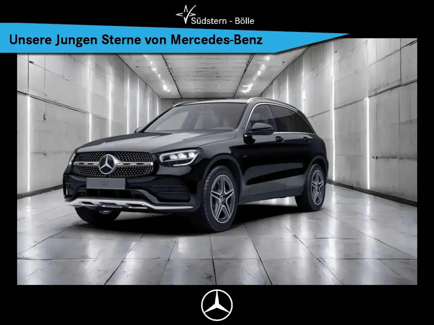 Mercedes-Benz GLC 300 e 4M AMG+SOUNDSYS.+AHK+KAMERA+NAVI+LED Schwarz - 1