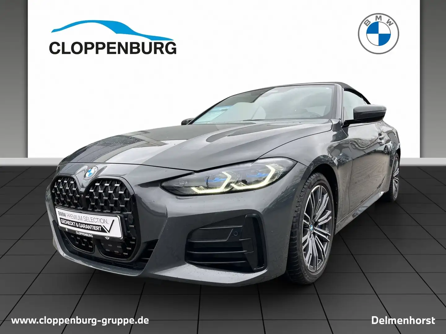 BMW 440 M440i xDrive Cabrio Head-Up HK HiFi DAB LED RFK Gris - 1
