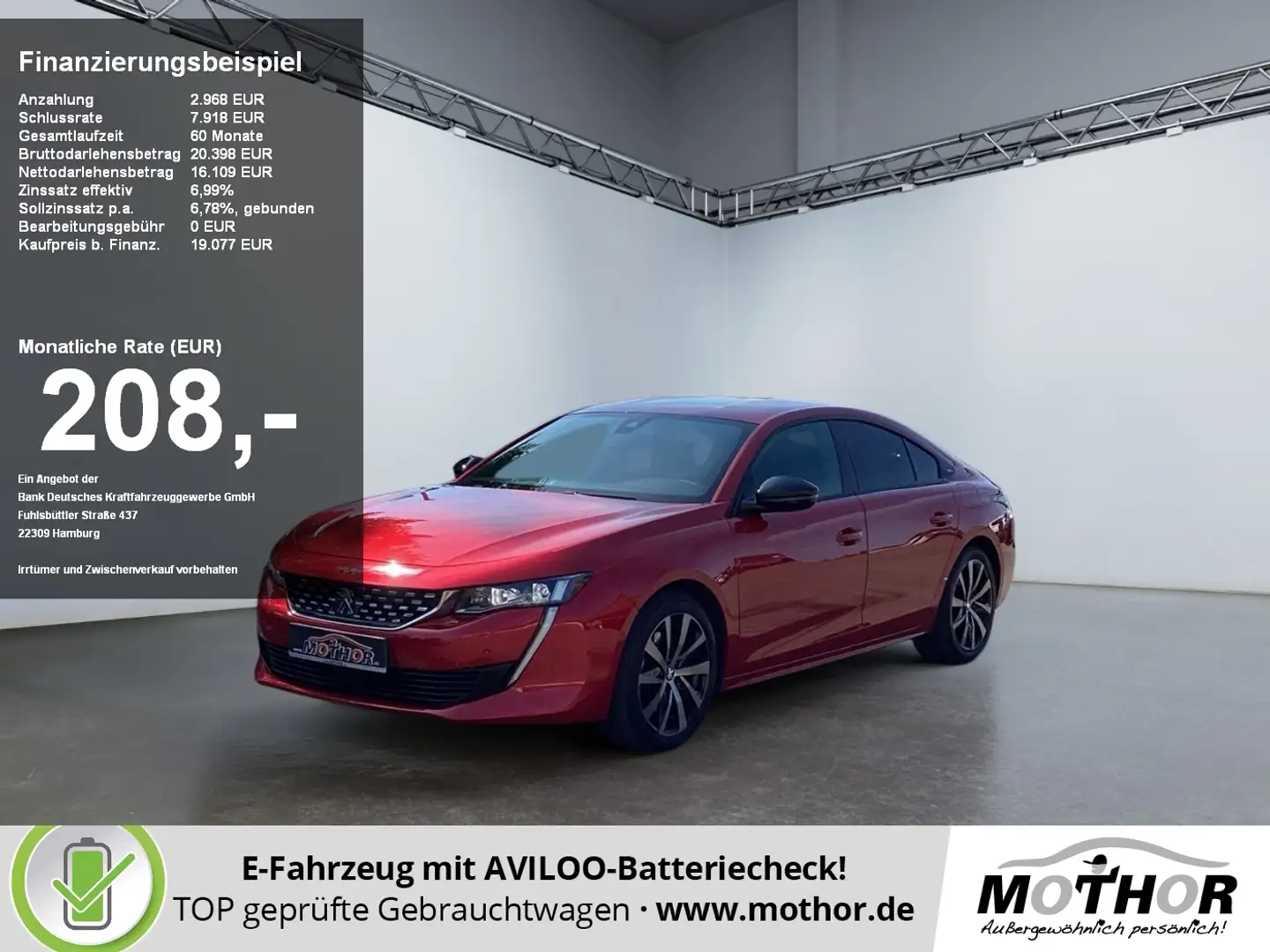 Peugeot 508 PHEV Automatik AHK Rosso - 1