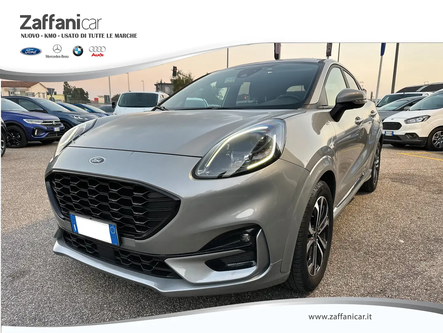 Ford Puma 1.0 EcoBoost Hybrid 125 CV S&S ST-Line Argento - 1