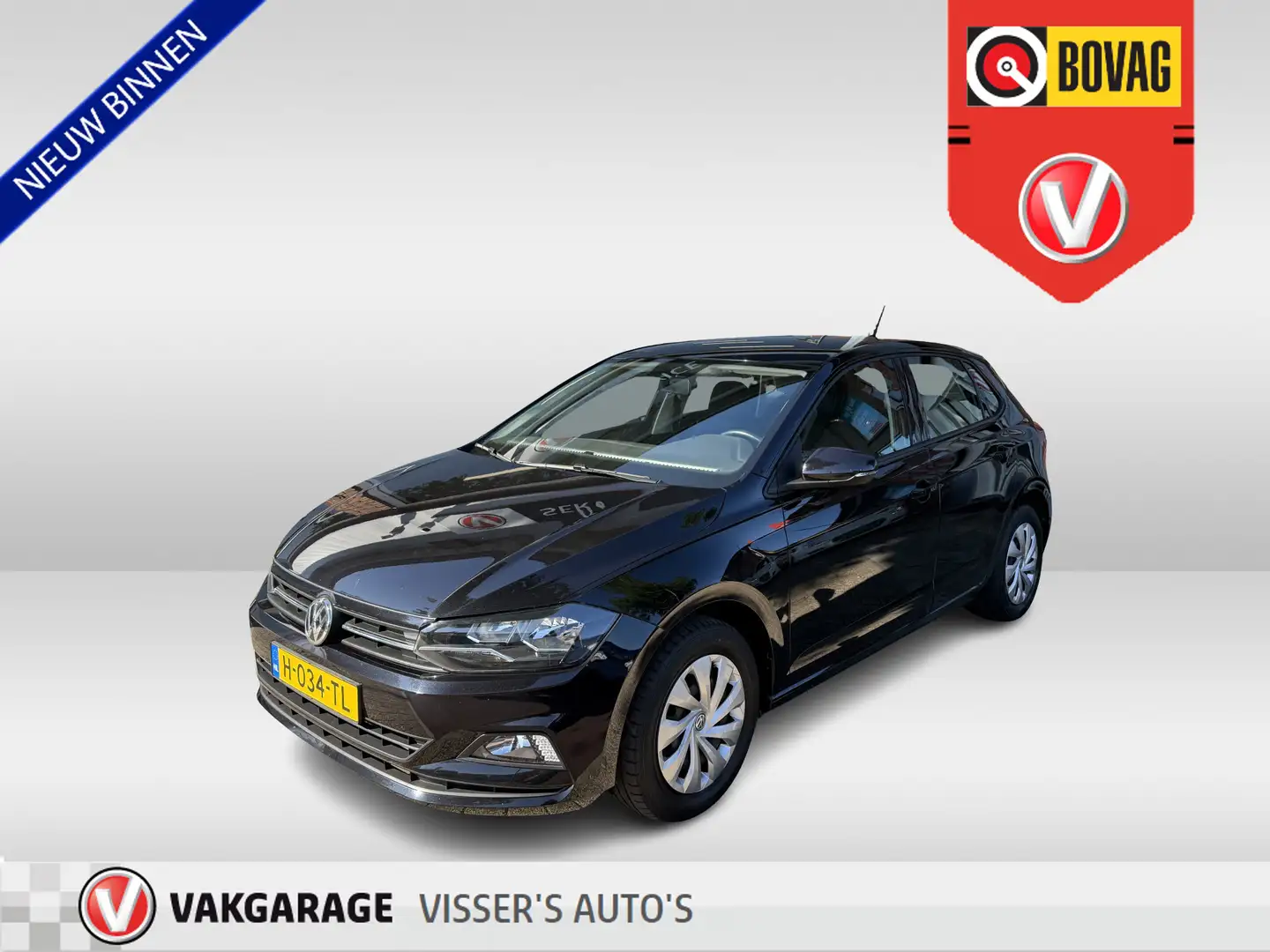 Volkswagen Polo 1.0 TSI Comfortline | Apple Carplay/Android Auto | Noir - 1