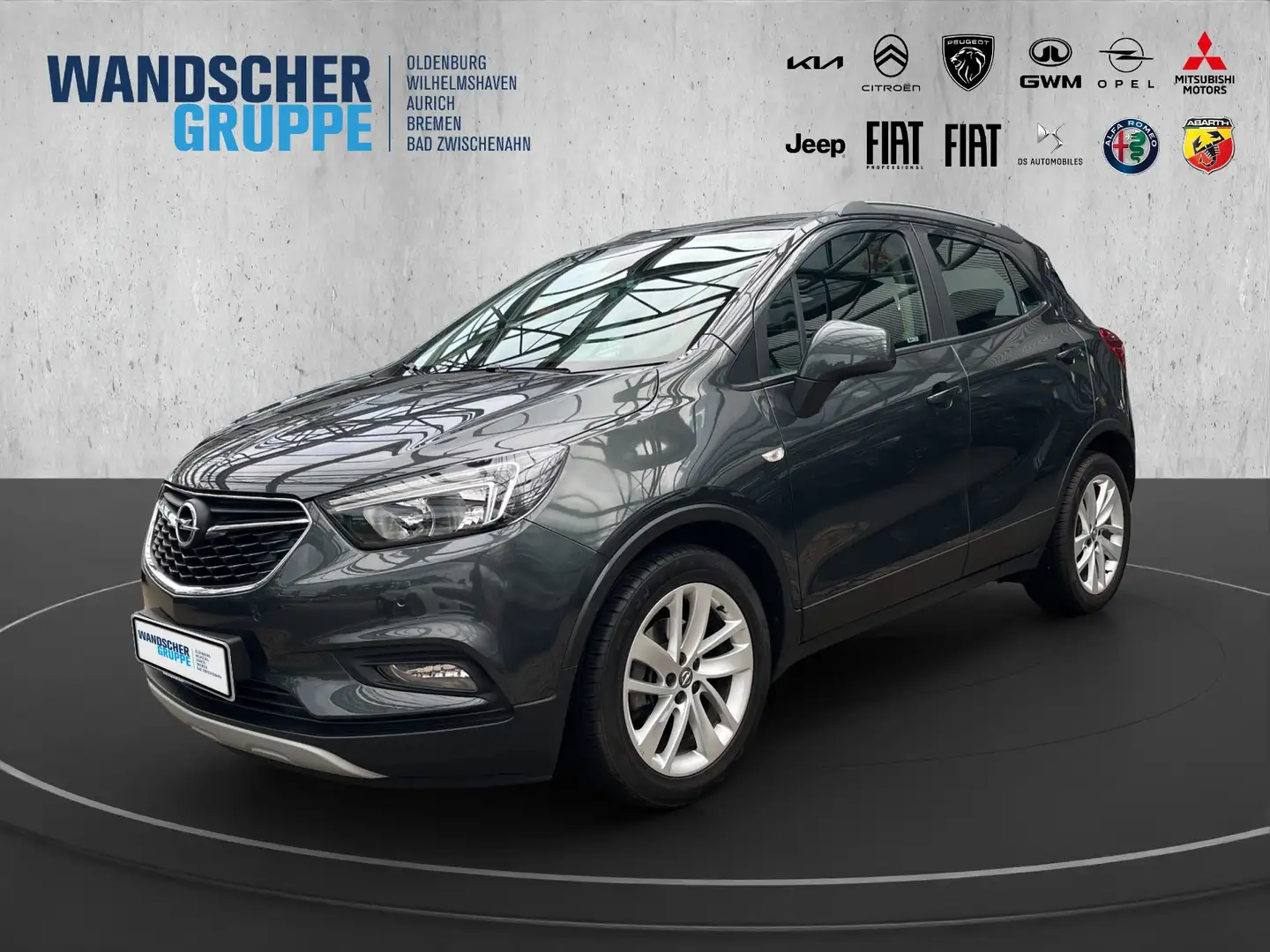 Opel Mokka X Edition 1,6 Carplay+SHZ+RFK+LM+Allwetter Grau - 1