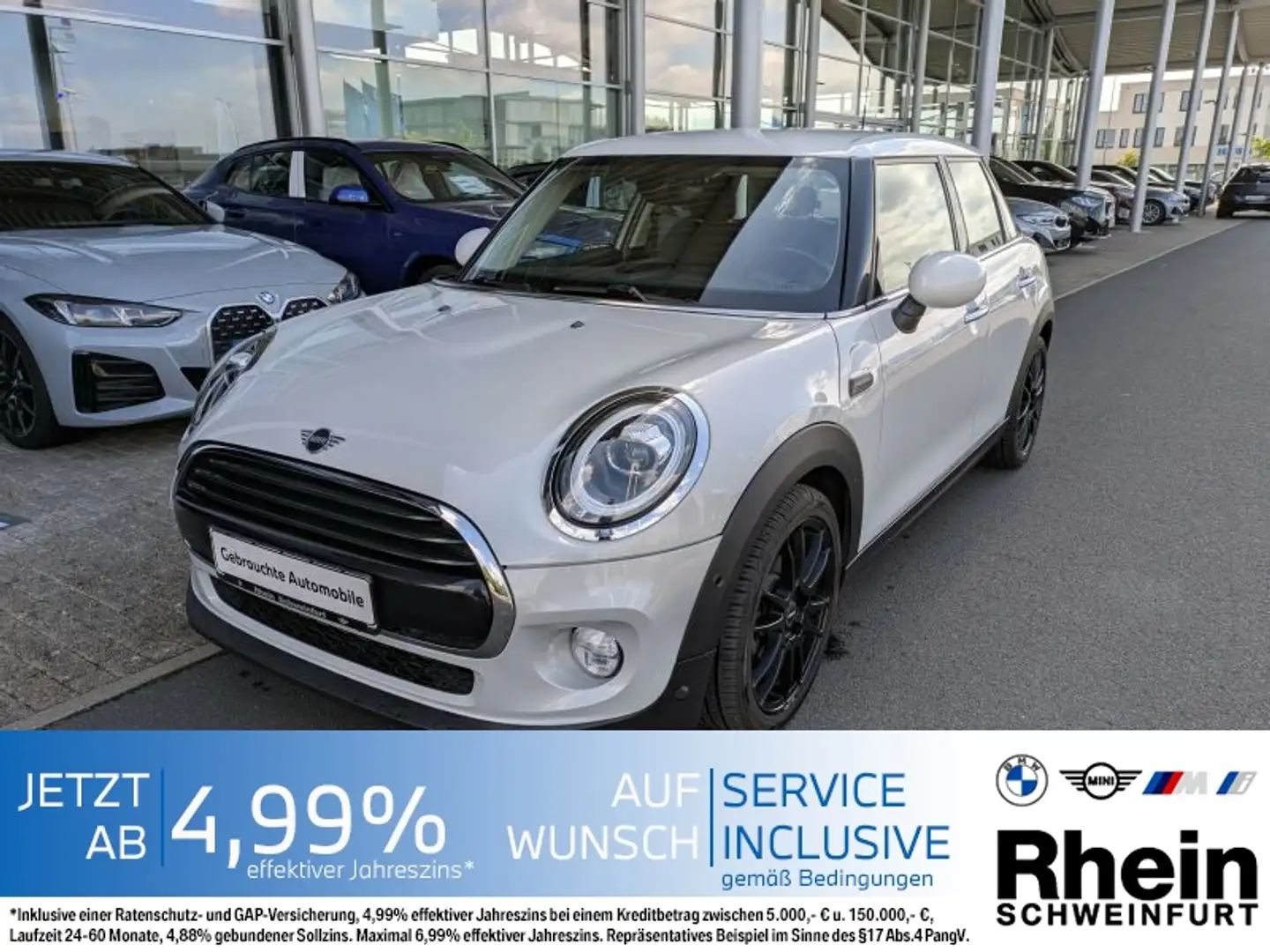 MINI Cooper 5-Türer Chili LED.Navi.Teilleder.PDC.SH. Zilver - 1