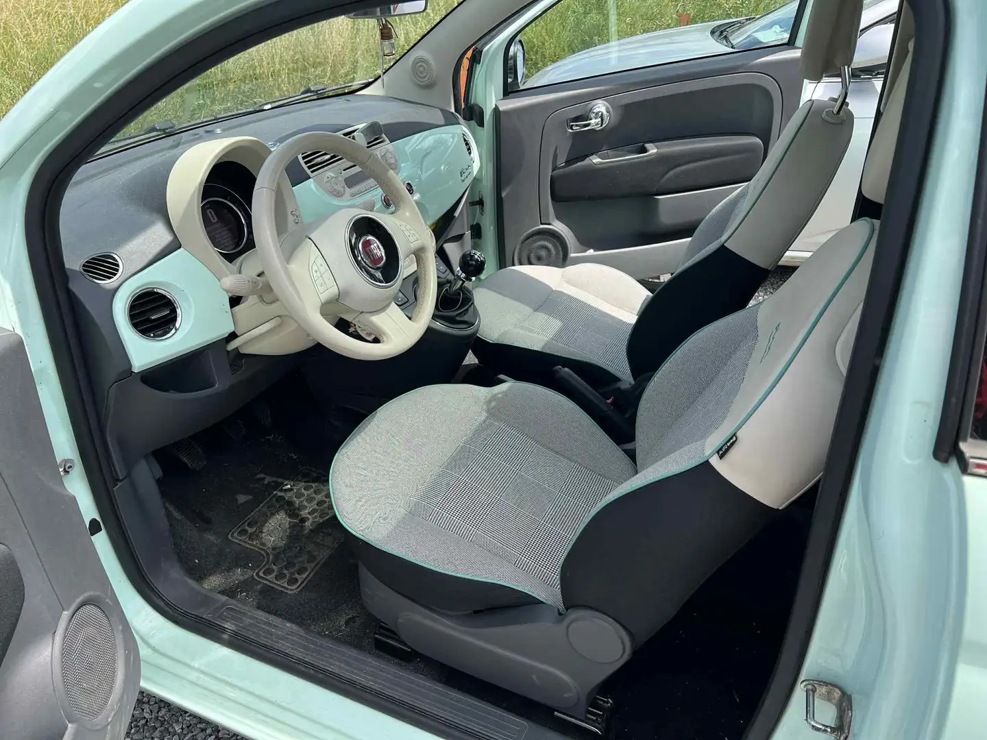 Fiat 500 500 1.2i Lounge Blauw - 1