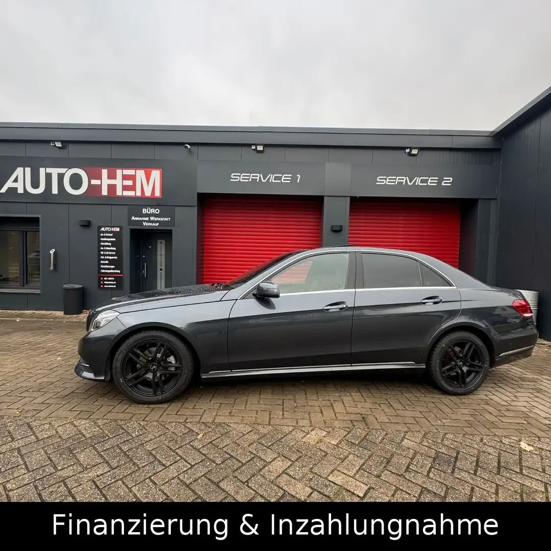 Mercedes-Benz E 200 Lim. LED Navi Schiebedach Leder Euro 6 SHZ Gris - 2