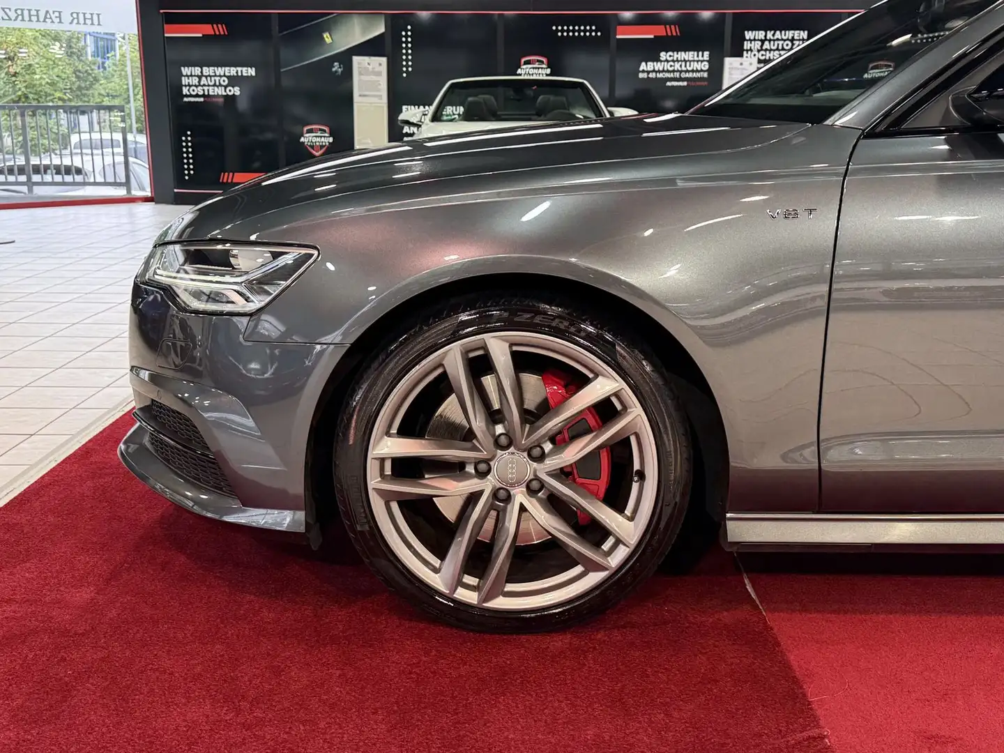 Audi A6 3.0 TDI quattro competition +HEADUP+AHK+NAVI+ Gris - 2