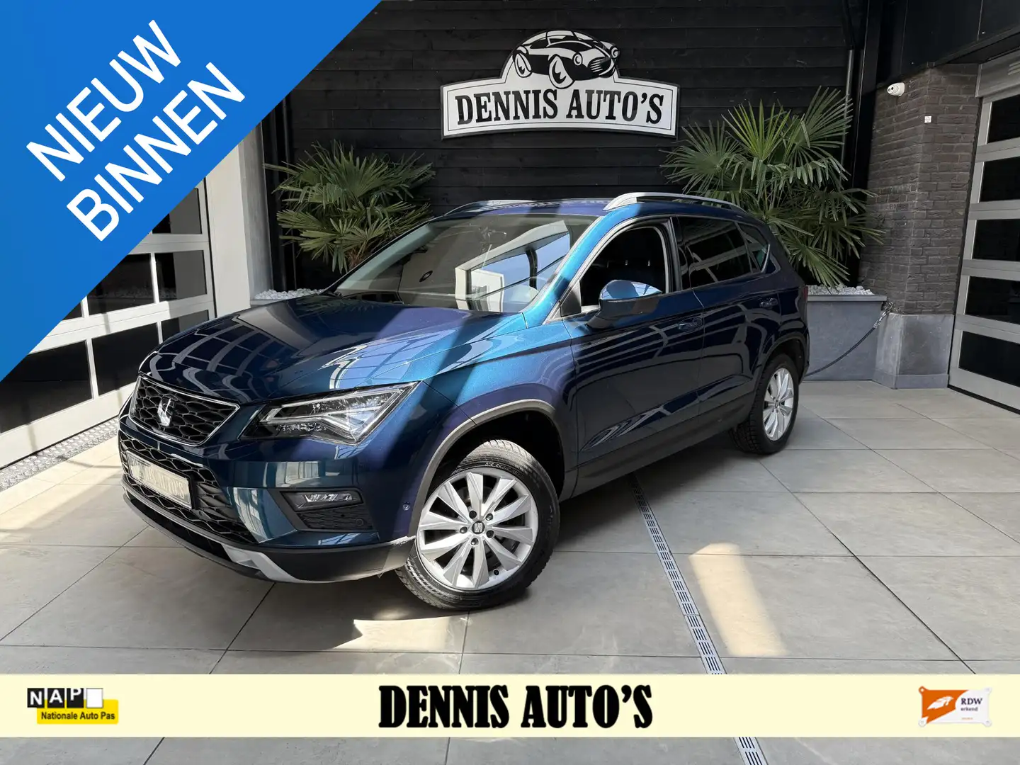 SEAT Ateca 1.0 EcoTSI Style Business Intense Blauw - 1