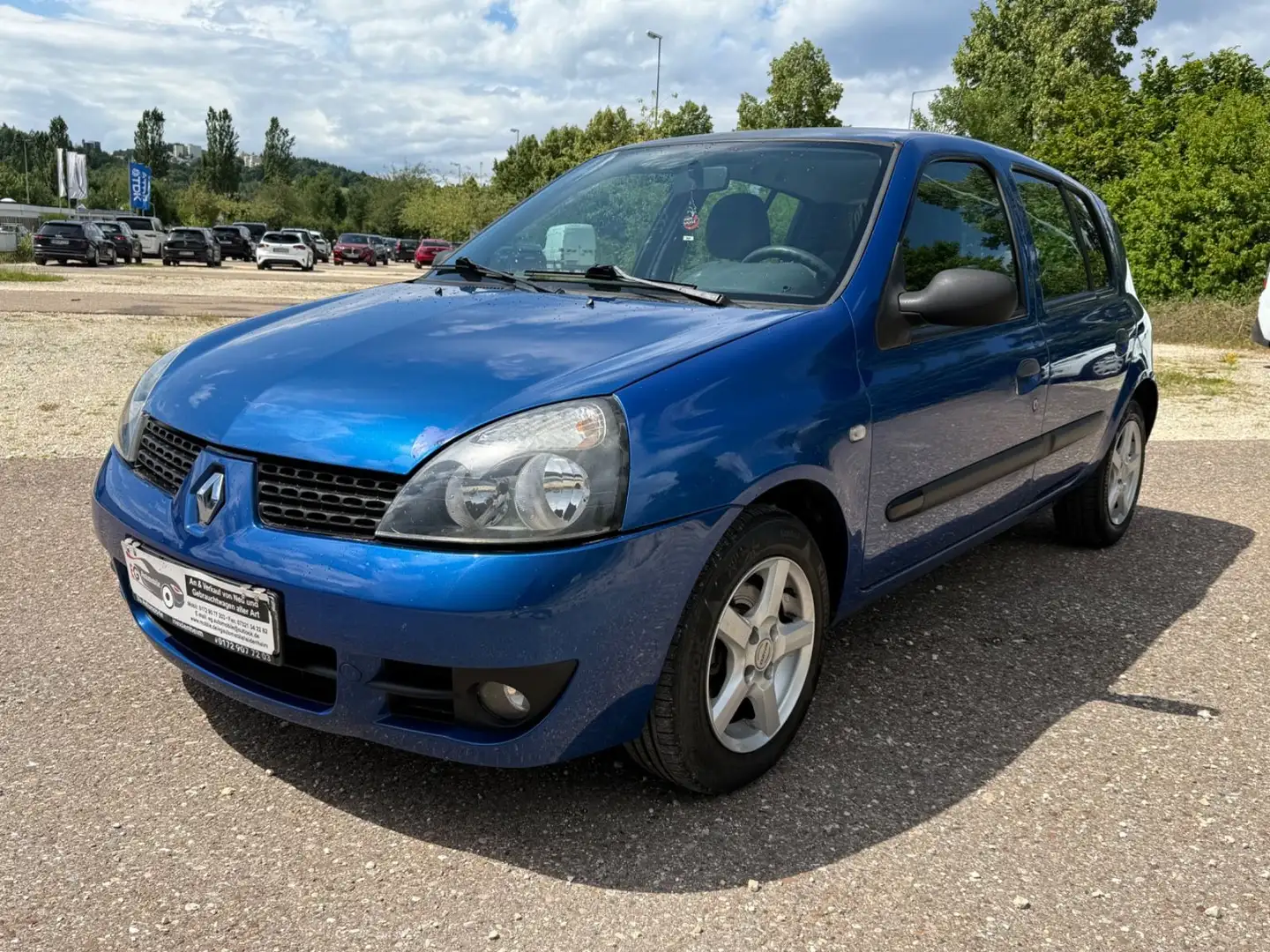Renault Clio II Campus*5-TRG.*KLIMA*ALU*TMPT*Neu TÜV+AU* Blau - 1