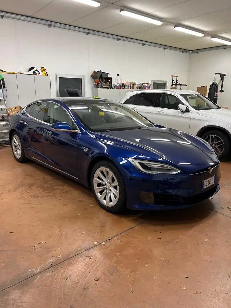 Tesla Model S 70D Free SuC Allrad Bleu - 1