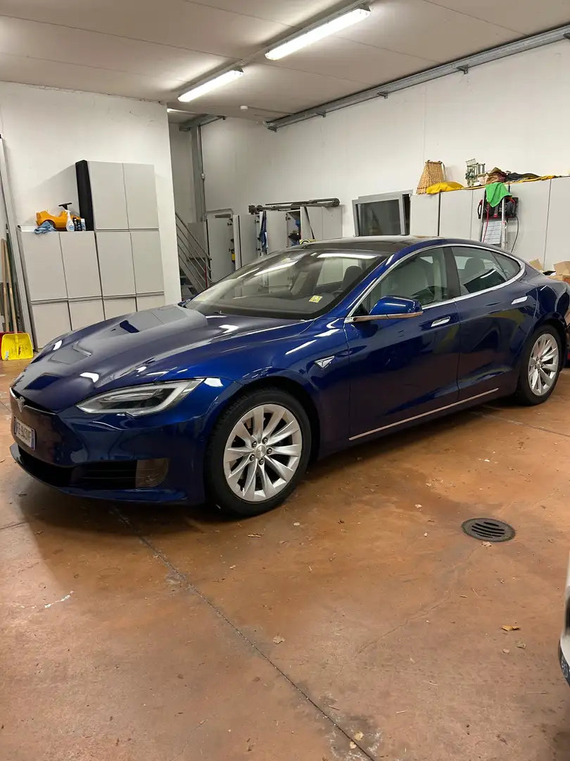 Tesla Model S 70D Free SuC Allrad Blauw - 2
