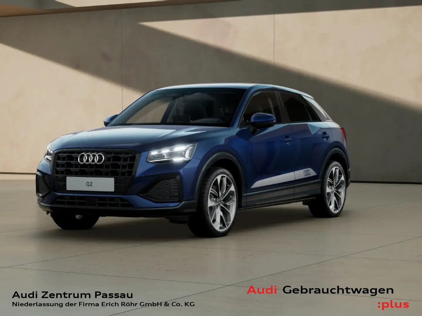 Audi Q2 35 TFSI S tro. advanced MATRIX AHK virt. Cock.+ Blau - 1