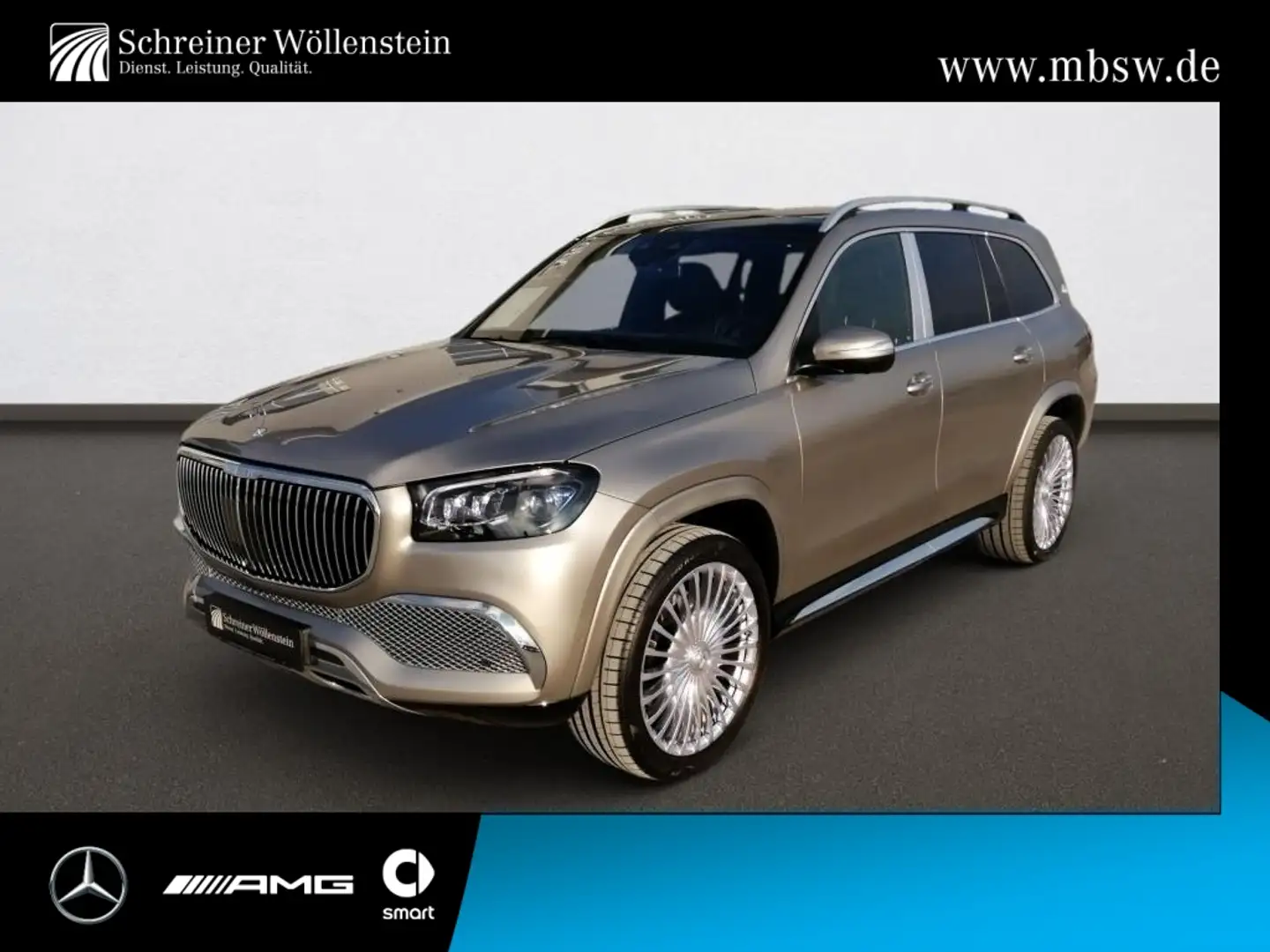 Mercedes-Benz GLS 600 Maybach  Pano*Fond-Ent*AIR+3,5tAHK*Stdhzg Silber - 1