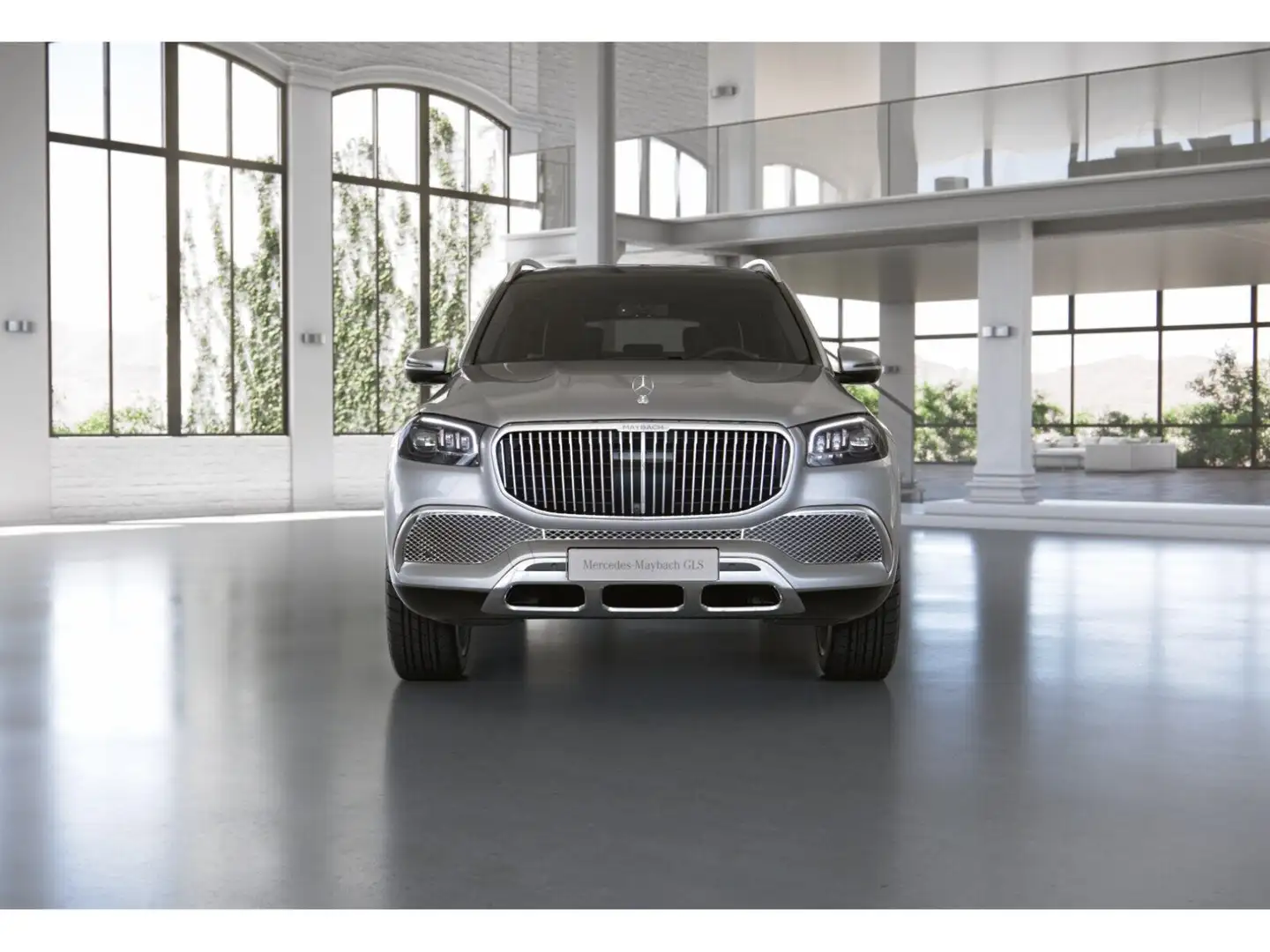 Mercedes-Benz GLS 600 Maybach Pano*Fond-Ent*AIR+3,5tAHK*Stdhzg Silber - 2