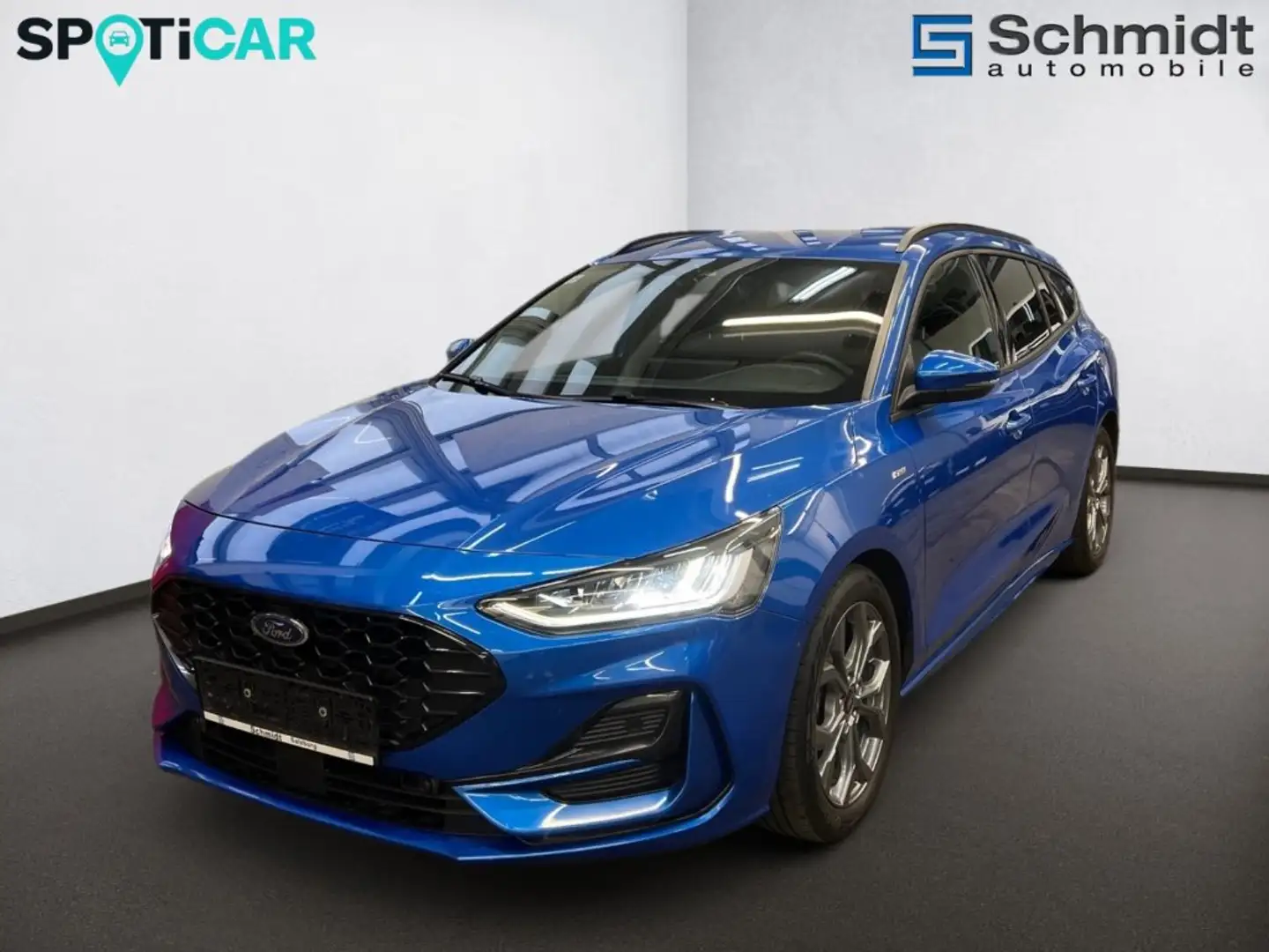 Ford Focus ST-Line Tra. 1,0 EBoost 125PS MHEV M6 F Blau - 1