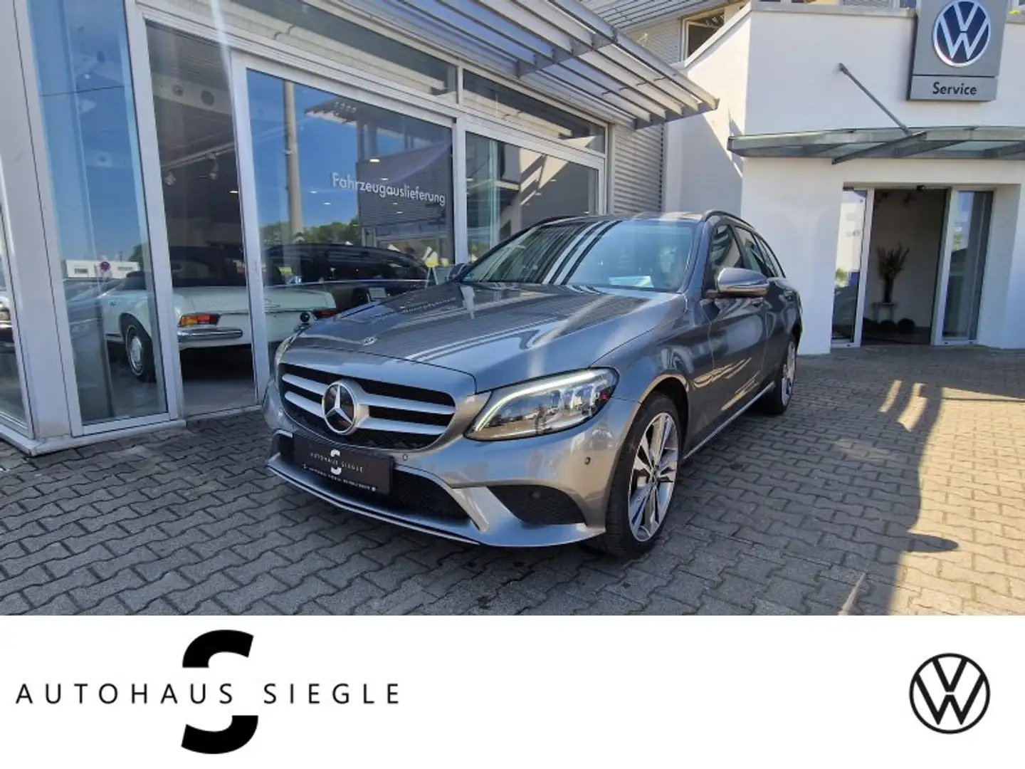 Mercedes-Benz C 200 d T Navi Tempomat LED Kamera ALU Sitzheizung Grau - 1