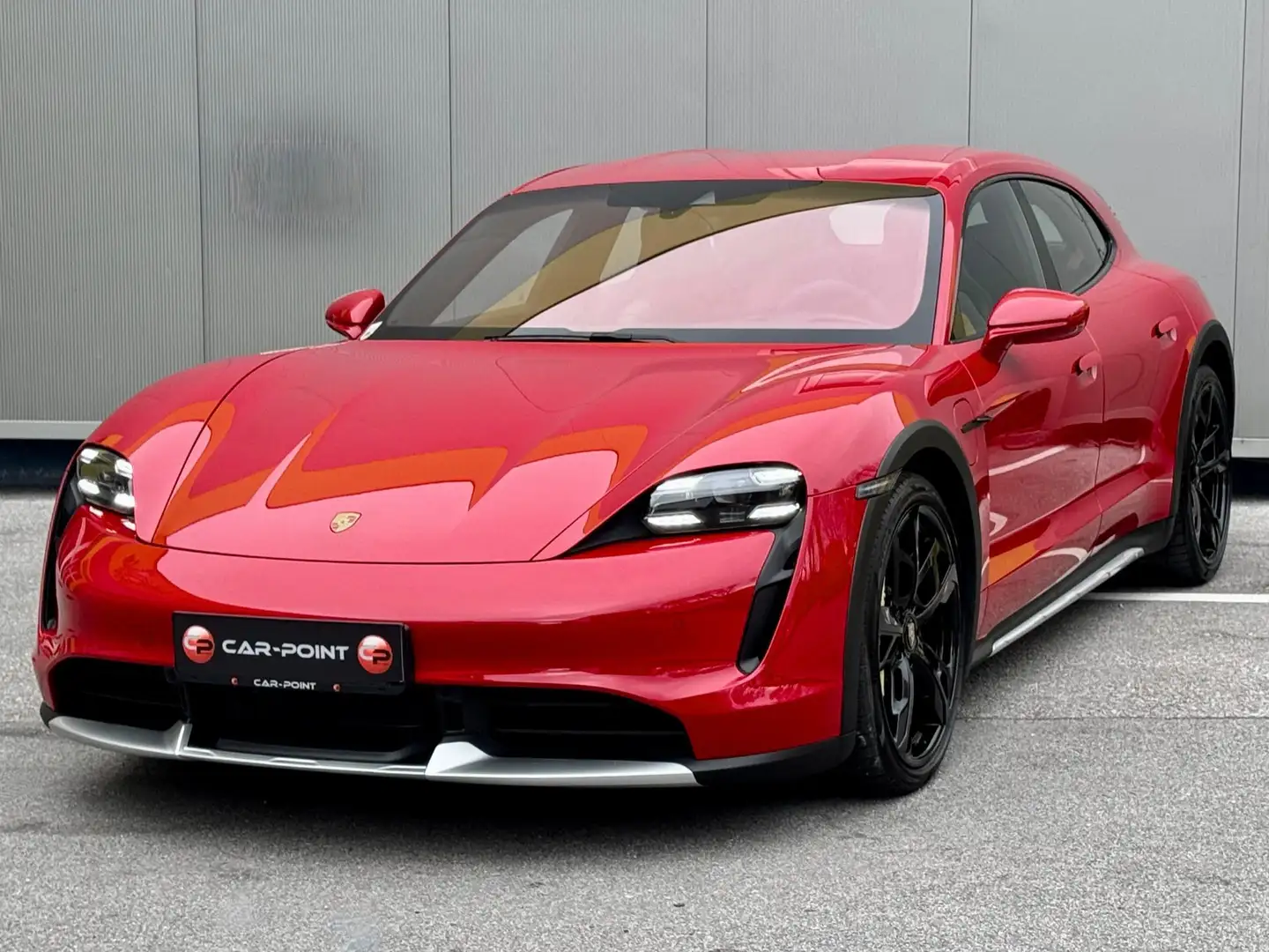 Porsche Taycan Turbo Cross Turismo 83,7kWh Sport-Chrono-Paket Rot - 1