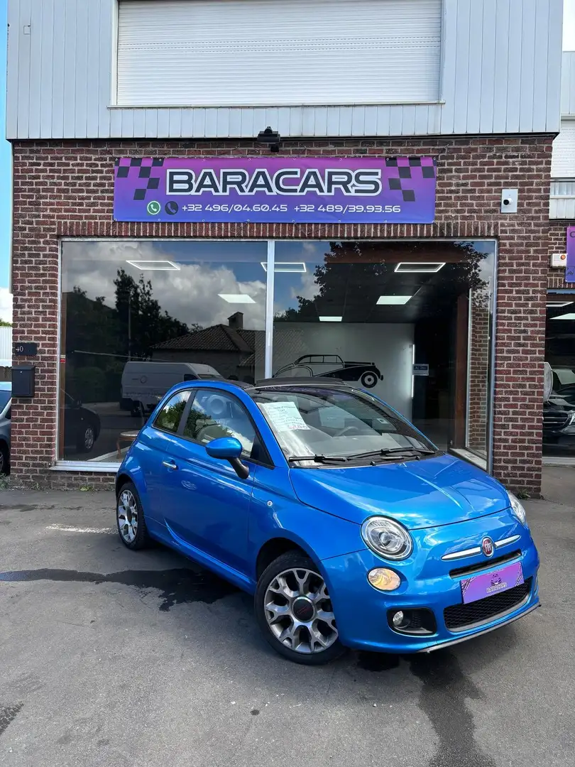 Fiat 500C 1.2i Sport Blau - 1