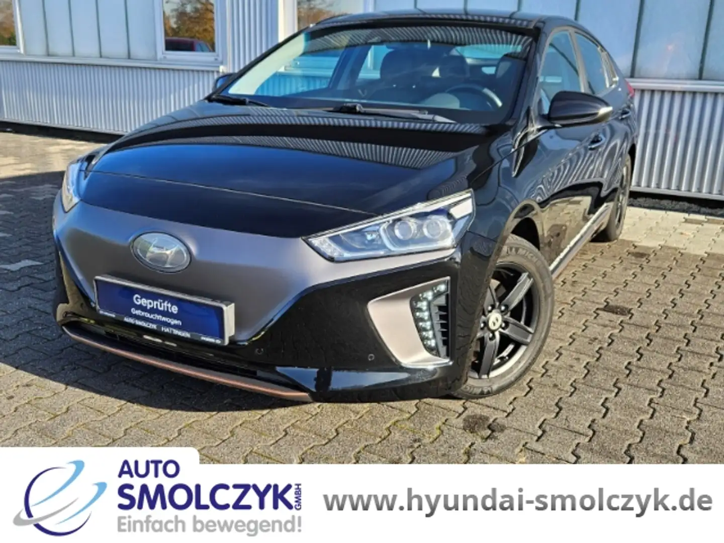 Hyundai IONIQ ELEKTRO PREMIUM+LEDER+NAVI+SITZH. Schwarz - 1