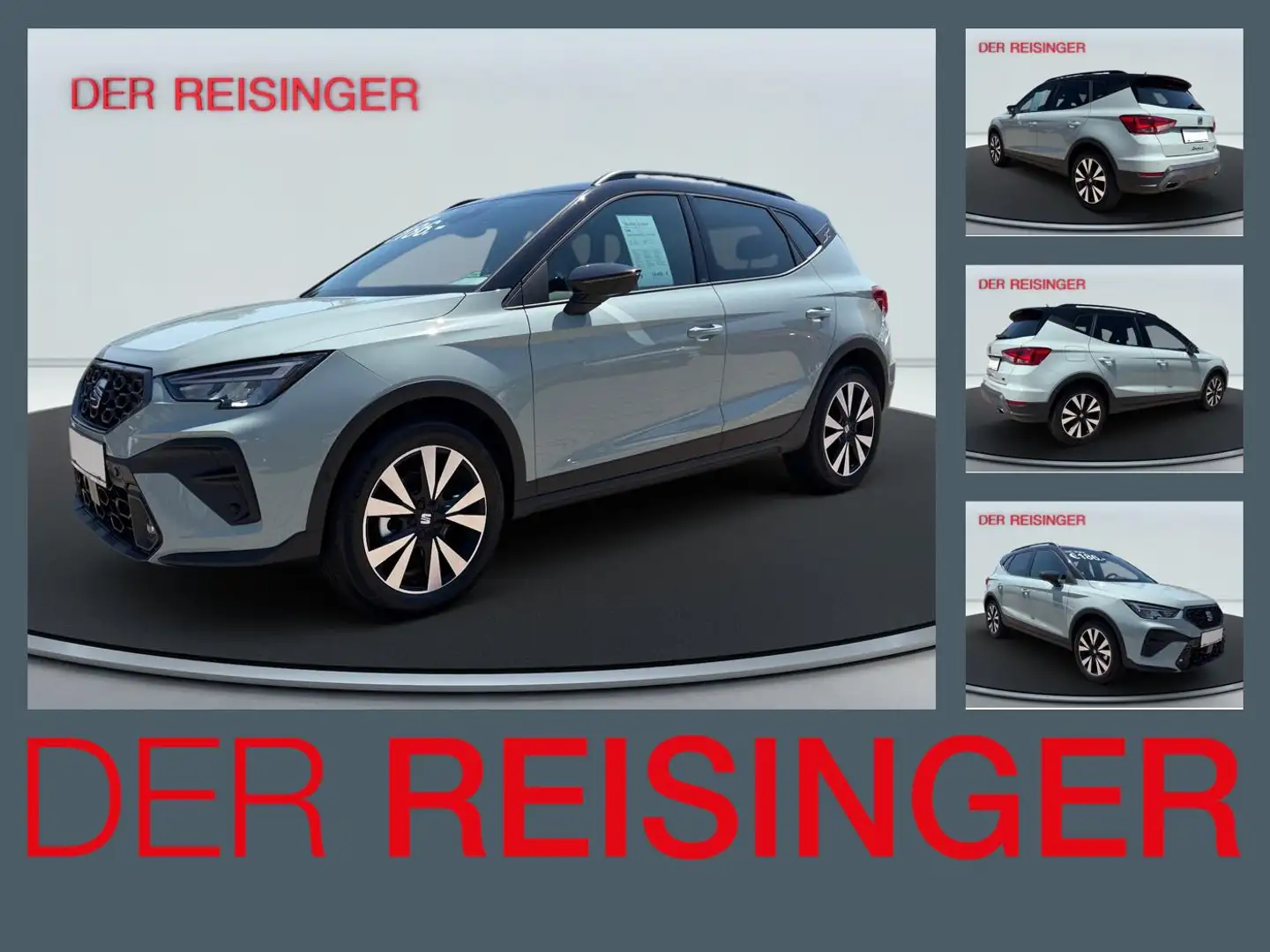 SEAT Arona TSI 70 kW FR TZL ACC+LED+2xKlima+Kam.+LM Grau - 1