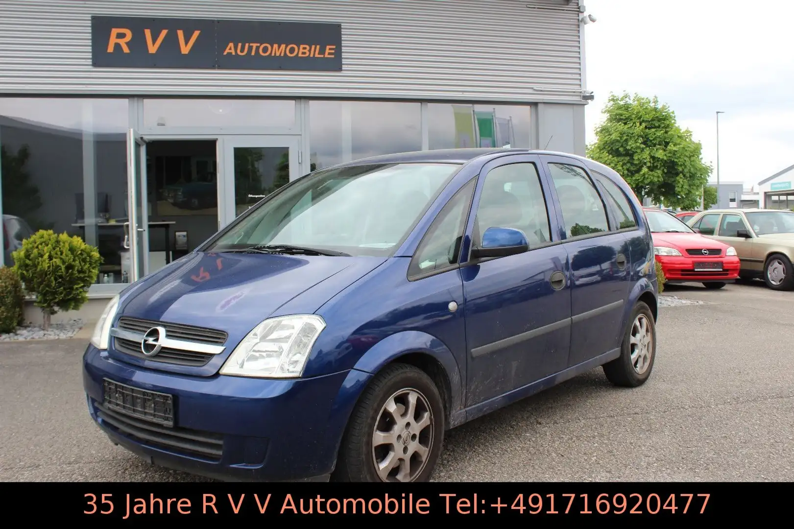 Opel Meriva 1.6 Enjoy, Klima, Alu, Blau - 1