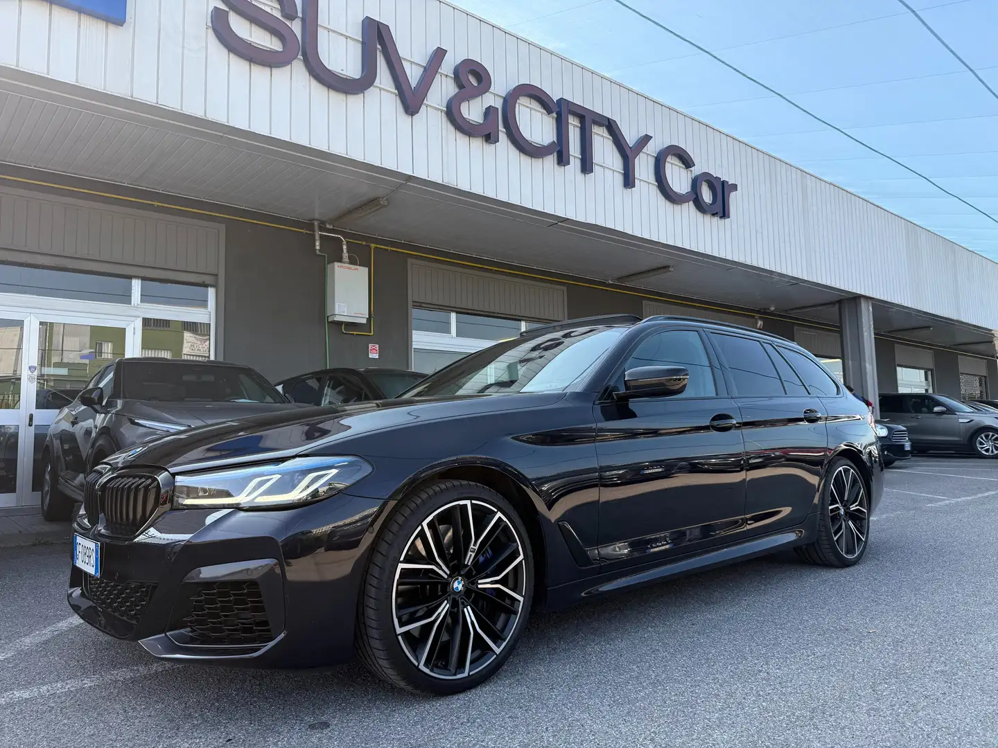 BMW 540 Serie 5  540dmhev 48V xdrive Msport auto Blu/Azzurro - 1