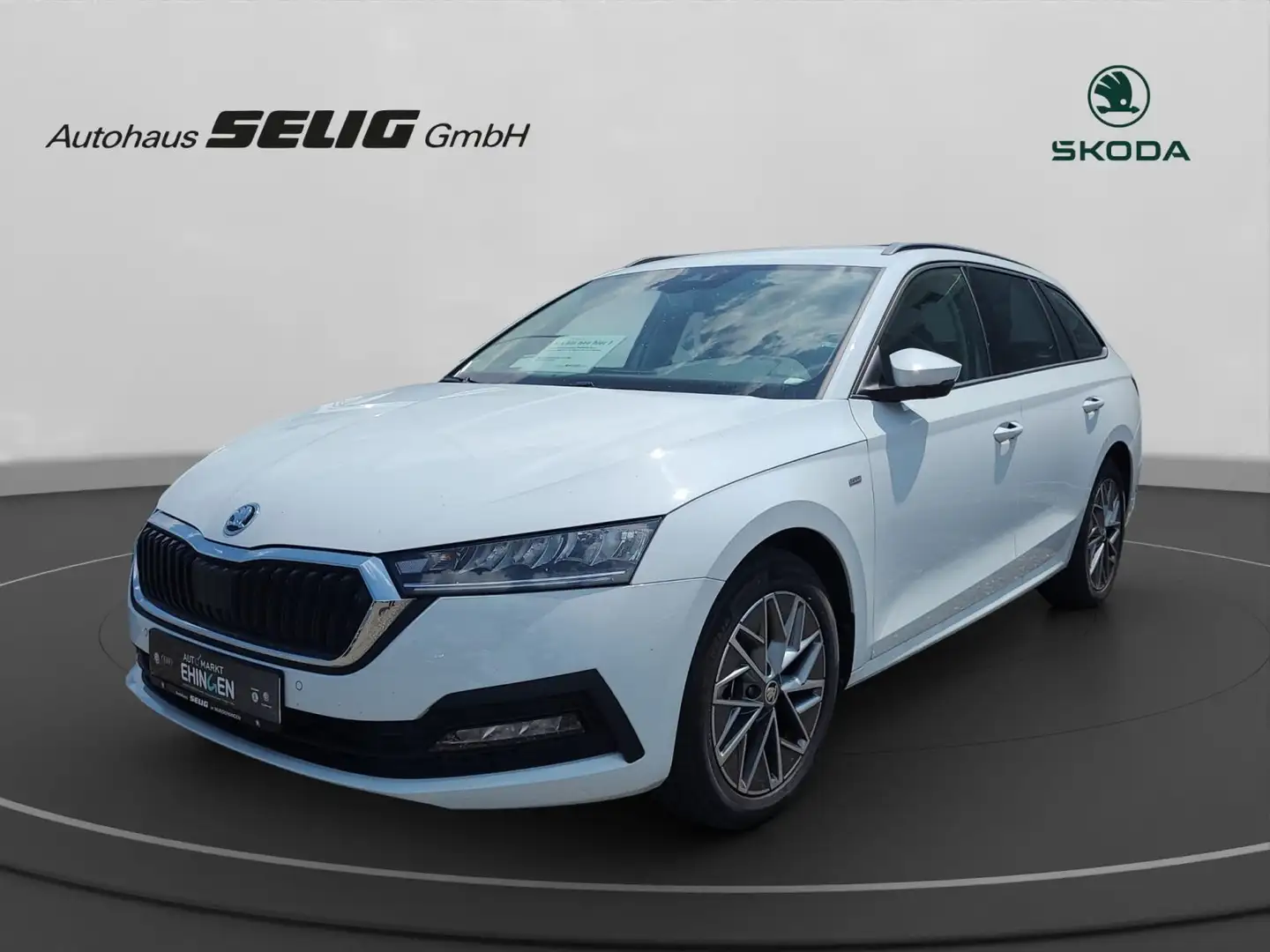 Skoda Octavia Combi 1.5 TSI 150 PS DSG TOUR, AHK,PDC,R Weiß - 1